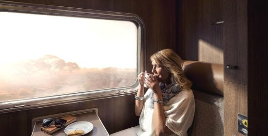 Single Sleeper, Gold Service, The Ghan (day time)